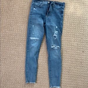 High waisted gap skinny jeans size 8